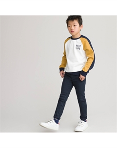 Брюки узкие 3-12 лет синий Laredoute