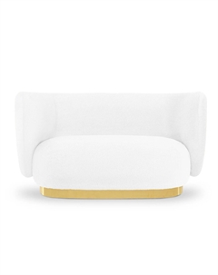 Диван двухместный белый So'home