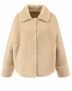 Куртка короткая двусторонняя из букле HELEN бежевый Laredoute