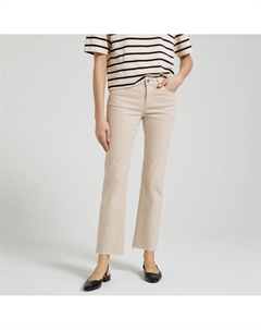 Брюки расклешенные бежевый Vero moda