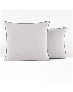 Наволочка из хлопкового джерси и модала New Jersey серый Laredoute