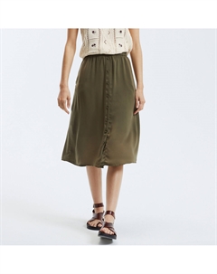 Юбка миди зеленый Laredoute