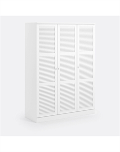 Шкаф из массива сосны В205 см Mayor белый So'home