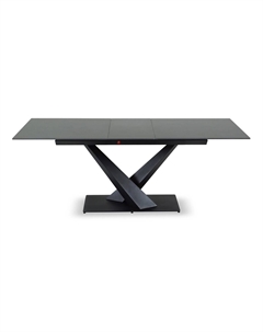 Обеденный стол раздвижной на 6-8 персон черный So'home