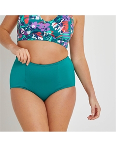 Плавки от купальника с завышенной талией зеленый La redoute collections plus