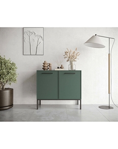 Комод с двумя дверками  зеленый So'home