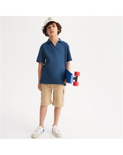 Бермуды карго из мольтона бежевый La redoute collections