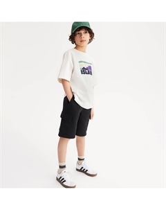 Бермуды карго из мольтона черный La redoute collections