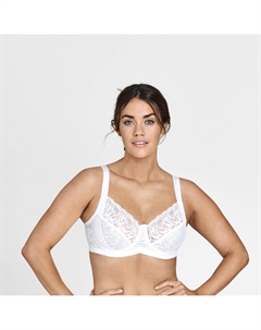 Бюстгальтер облегающий белый Laredoute