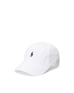 Бейсболка из хлопка чино белый Polo ralph lauren