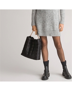 Сумка из стеганой ткани черный Laredoute