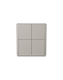 Шкаф четыре двери из бука бежевый So'home