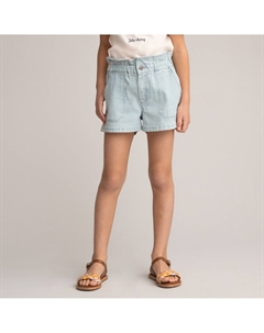 Шорты из джинсовой ткани в полоску другие La redoute collections