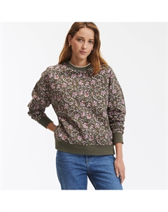 Свитшот с цветочным принтом разноцветный Laredoute