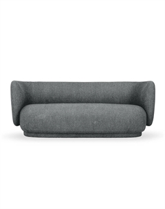 Диван трехместный серый So'home