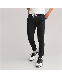 Джоггеры из легкого мольтона черный Laredoute