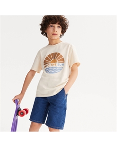 Бермуды из джинсовой ткани в стиле carpenter синий La redoute collections