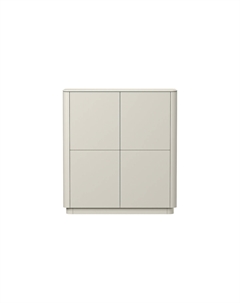 Шкаф четыре двери из бука желтый So'home