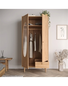 Шкаф трехстворчатый  каштановый So'home