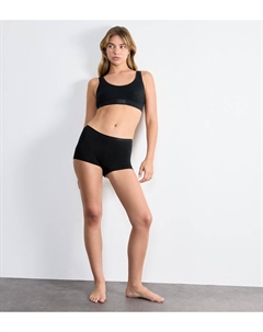 Комплект из трех трусов-шорт Go Daily Cotton черный Laredoute