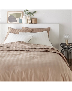 Пододеяльник из осветленного хлопкового сатина Victor ray бежевый La redoute interieurs