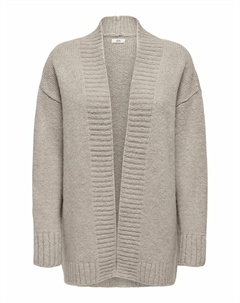 Кардиган без застежки бежевый Jdy