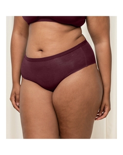 Трусы высокие из модала Smart Natural красный Laredoute