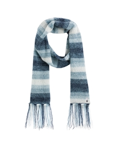 Шарф из смешанного мохера с эффектом деграде синий Laredoute
