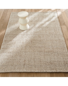 Ковер из шерсти и джута сотканный вручную Ishaan бежевый Am.pm.