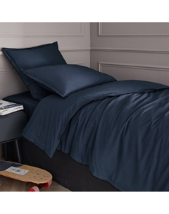 Детский пододеяльник из тонкого органического хлопчатобуажного полотна Gypse синий Laredoute