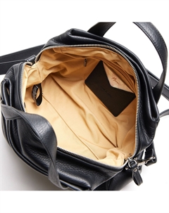 Сумка-портфель из кожи XENA черный Laredoute