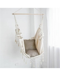 Кресло-гамак из 100 льна белый Laredoute