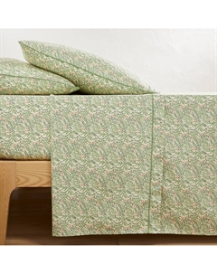 Простыня из хлопкового сатина Lizbeth разноцветный Laredoute