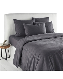 Пододеяльник из органического стираного хлопка Piki серый Laredoute