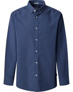 Однотонная рубашка Phil синий Pepe jeans