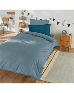 Пододеяльник детский из хлопковой перкали био синий La redoute interieurs