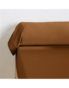 Наволочка на подушку-валик из осветленного хлопкового сатина Victor однотонная желтый Laredoute