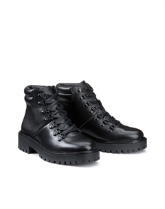 Ботинки из кожи изготовленные в Европе черный La redoute collections