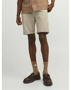 Бермуды узкие с 5 карманами из ткани Jjirick бежевый Jack & jones