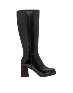 Сапоги на каблуках черный Laredoute
