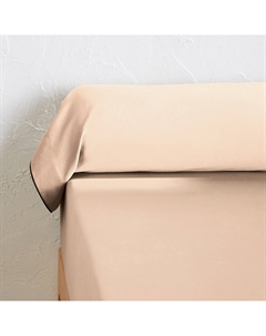 Наволочка на подушку-валик из осветленного хлопкового сатина Victor однотонная розовый Laredoute