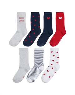 Набор из 7 пар носков синий La redoute collections