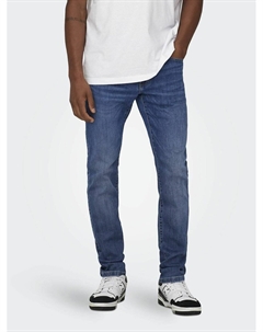 Джинсы прямые Weft синий Only & sons