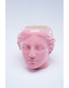 Ваза из керамики и фаянса 20 см розовый So'home