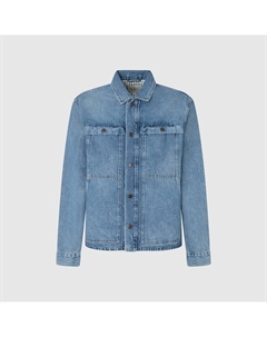 Рубашка джинсовая плотная синий Pepe jeans
