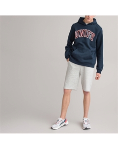 Легкие шорты-бермуды из трикотажа серый La redoute collections