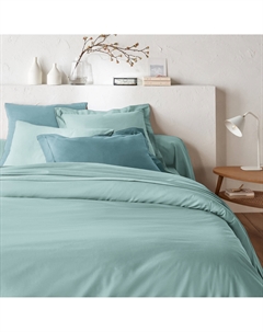 Пододеяльник однотонный из поликоттона Scenario синий Laredoute