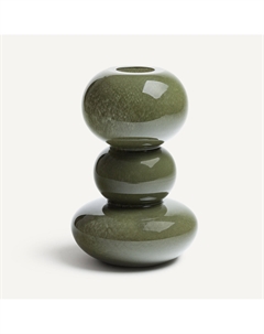 Ваза из дутого стекла В296 см Fysa зеленый Am.pm.