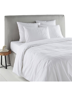 Пододеяльник из органического стираного хлопка Piki белый Laredoute