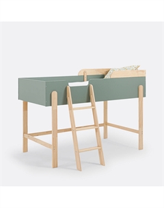 Кровать средней высоты Arturo зеленый Laredoute